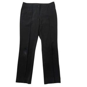 JEAN PAUL GAULTIER Berlin Black Straight Leg Line Detail Dress Pants Trousers 6